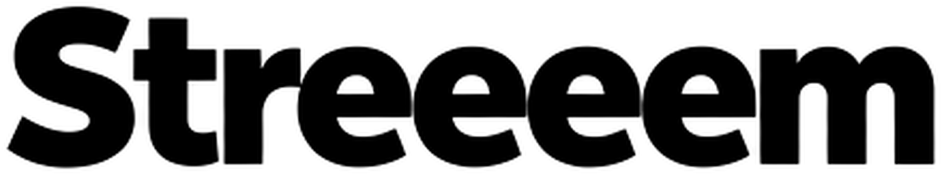Streeeem ロゴ（署名なし Black）